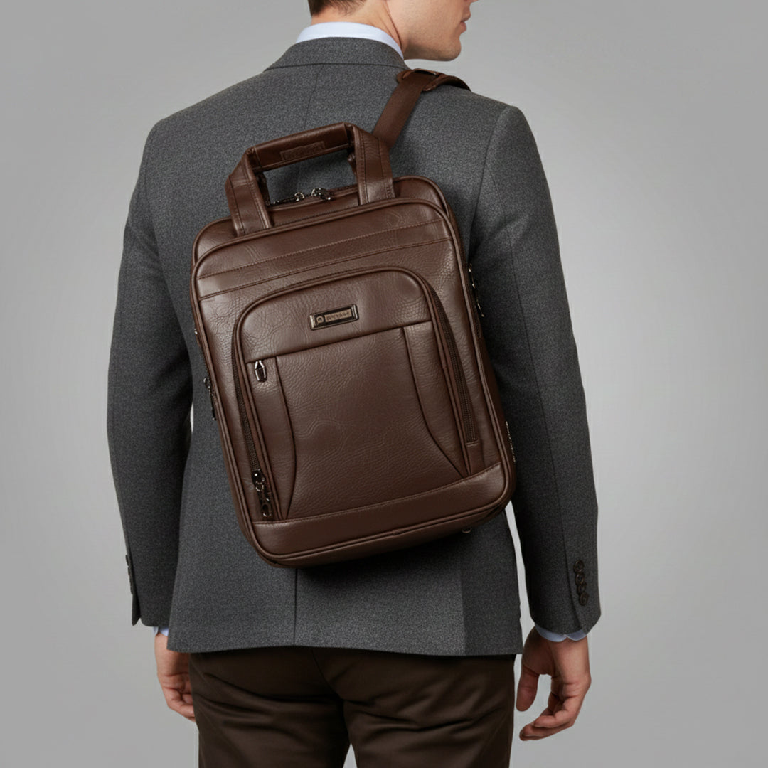 OMAYGE Leather Backpack