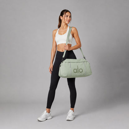 Alo Yoga Inspired Gym Bag for Women | Nylon Sports Duffel