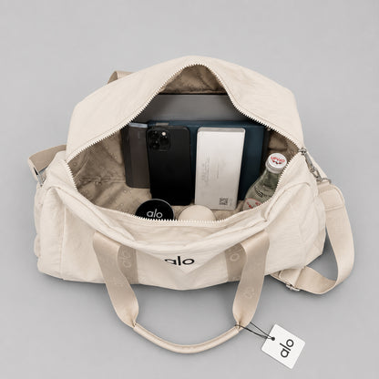 Alo Yoga Inspired Large Gym Bag for Women | Nylon Sports Duffel