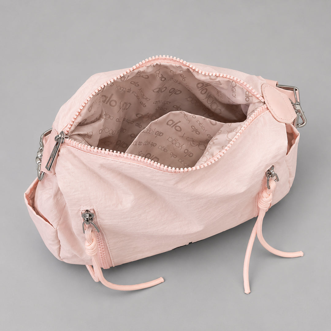 Alo Yoga Inspired Hobo Shoulder Bag for Women | Lightweight Fabric Handbag