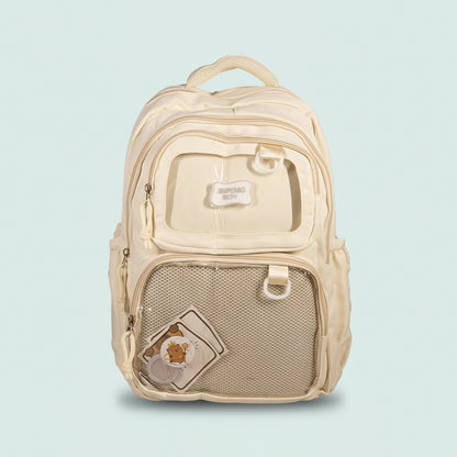 Jinipeng White School Bag for Boys