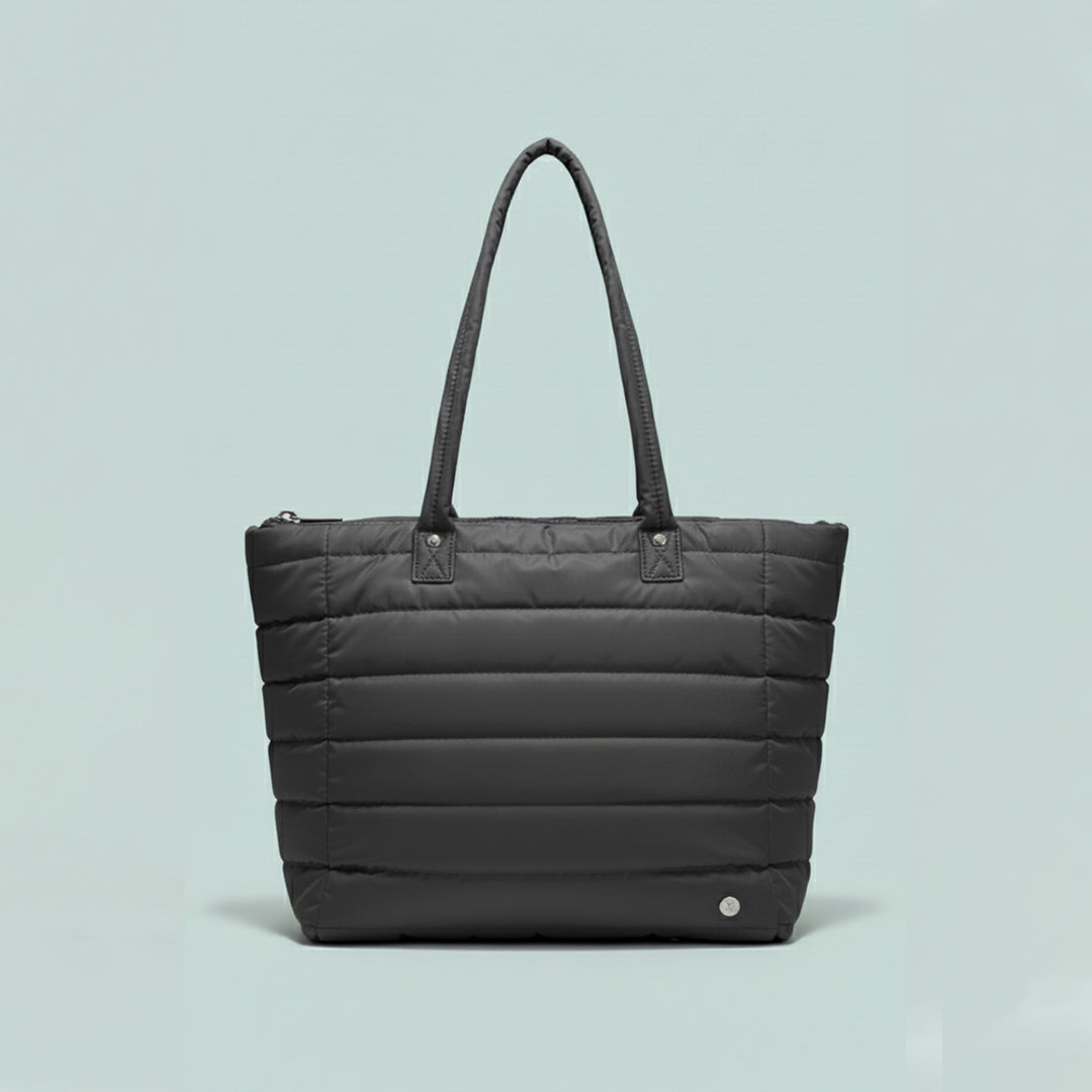 Puffy Tote Bag with Crossbody bag