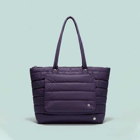 Puffy Tote Bag with Crossbody bag