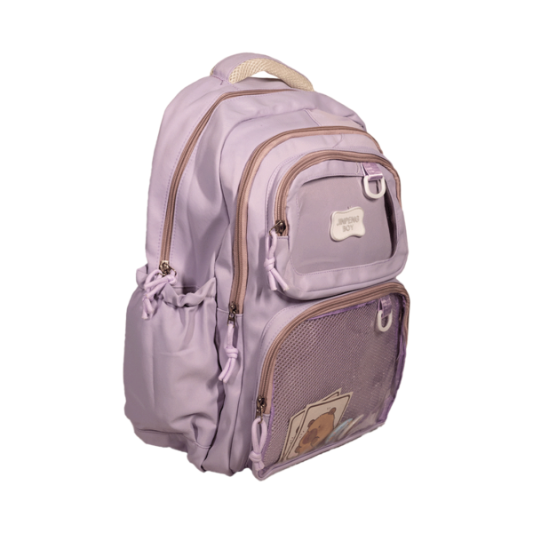 Jinipeng Purple School Bag for Boys